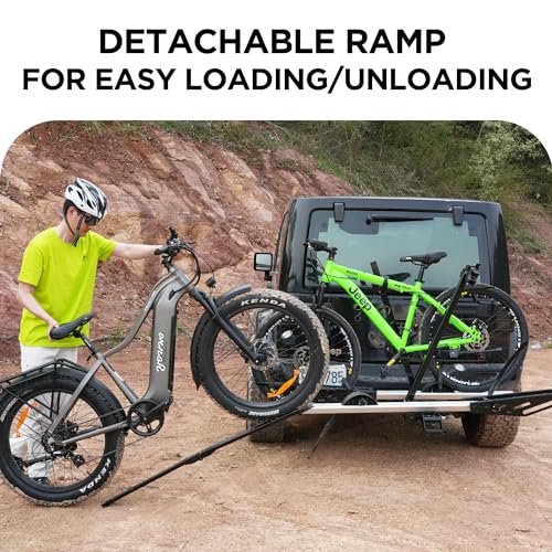 Electric Bike Loading Ramp for E-Bikes Fat Tires Mountain & Road Bikes
