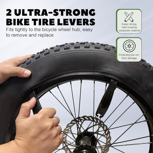Fat Bike Inner Tube 24x4.0 Schrader Valve 2-Pack - Compatible with Mountain & E-Bikes