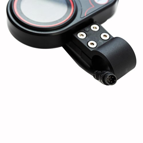 Electric Scooter Throttle 6 Pin, 2 in 1 TF - 100 LCD Ebike Thumb Throttle Controller with Waterproof LCD Display Speedometer Waterproof Plug for KUGOO M4 Pro Parts Electric Scooter 36-48 V