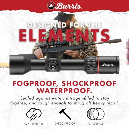 Burris Fullfield 2-8x35mm with Plex Reticle, Waterproof & Shockproof