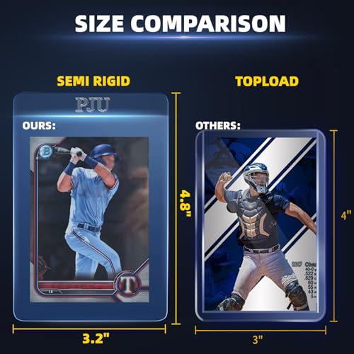 1000ct Semi Rigid Card Holders & Card Sleeves for PSA Graded Cards - Variation of THIS listing