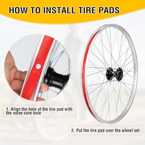 WEEROCK 26 Inch Adult Tricycle Wheelset - Right Rear Alloy Wheel for 3-Wheel Bikes