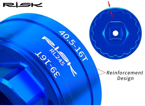 CYCEARTH Bike Bottom Bracket Tool Installation Remover Repair Cups for Dub,BB52,RS500,BBR60,BBR9100,MT800 etc (RL244-(BB44- BB45.5)