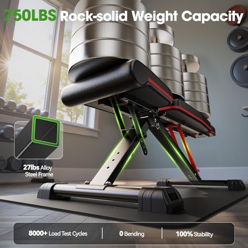 Flybird Adjustable Weight Bench for Home Gym - Black, Full Body Workout