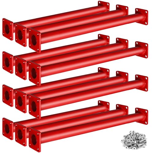 12 PCS 18-Inch Heavy Duty Steel Monkey Bars Set for Kids Backyard Playset