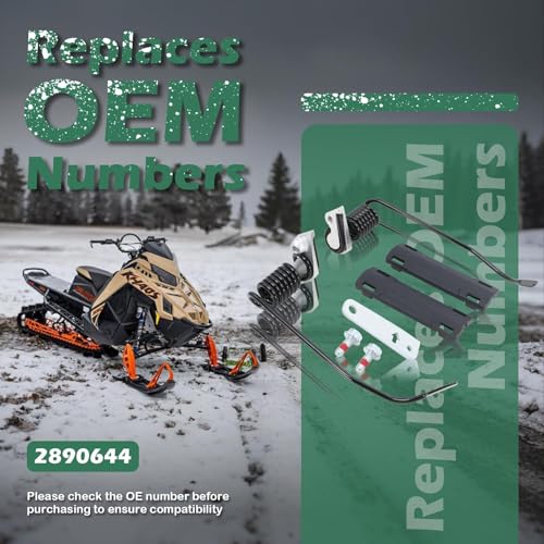 TuLeYiLe Premium Reversible Ice Scratchers for Polaris Snowmobiles MY24 RMK
