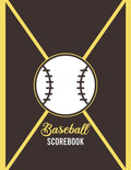 Baseball Scorebook | 120 Large Print Score Sheets for Baseball & Softball Games - 8.5 x 11 Inches