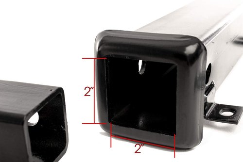 Rear Seat Trailer Hitch with Receiver by Golf Cart King