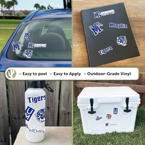 Memphis Tigers Vinyl Sticker Decal - Official College Fan Sports Decor