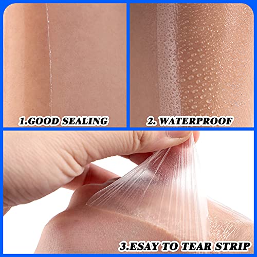 25 Pieces Waterproof Catheter Shower Cover Protectors - Breathable Adhesive Sheets