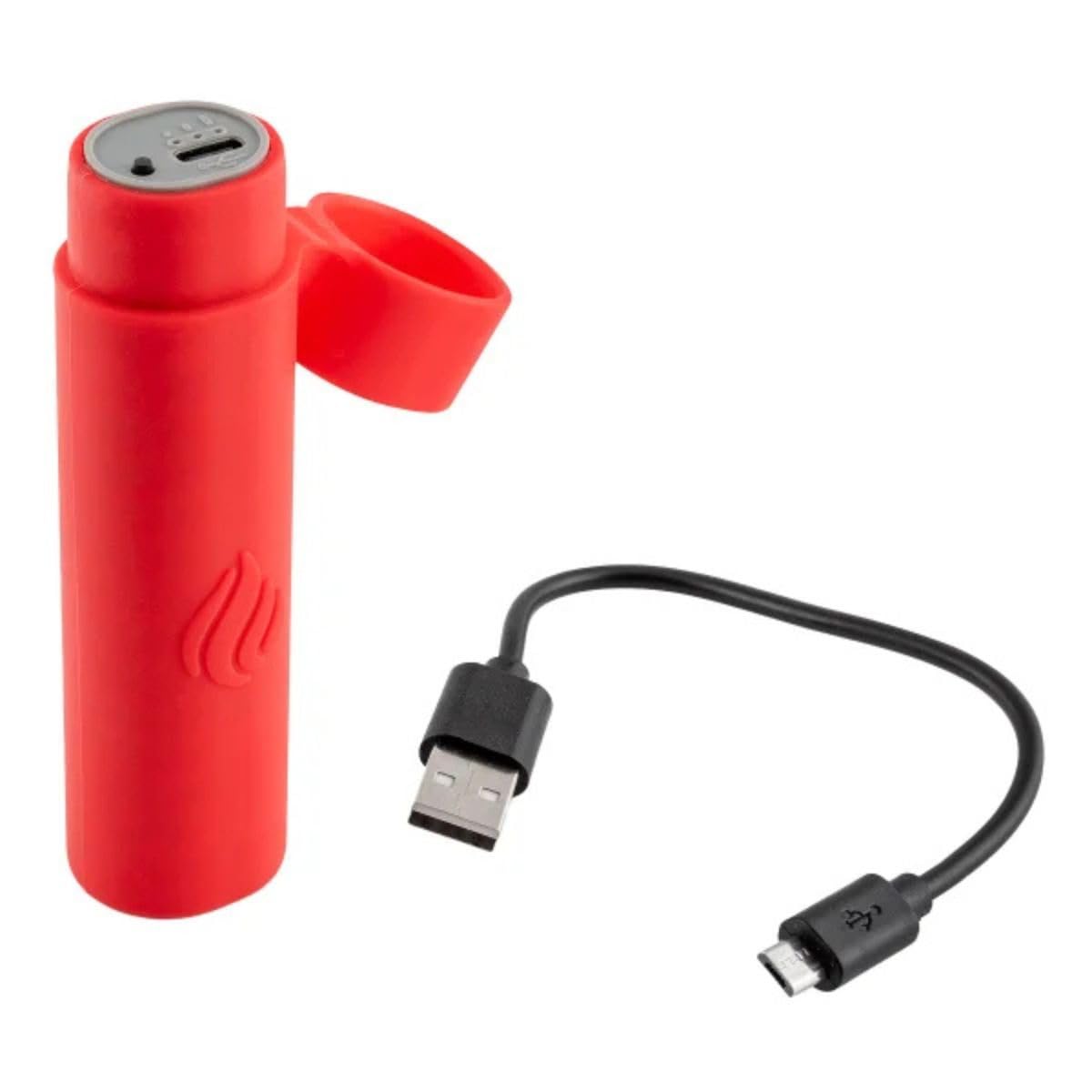POWERPAW Rechargeable Hand Warmer Portable Electric Hand Heater 3 Heat Levels 5000mAh Battery USB-C Reusable Pocket Warmer for Cold Hands (Red 501 Single)