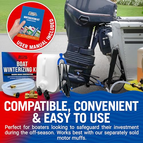 Boat & RV Winterizing Kit with 5-Gallon Antifreeze Tank for Engine Protection