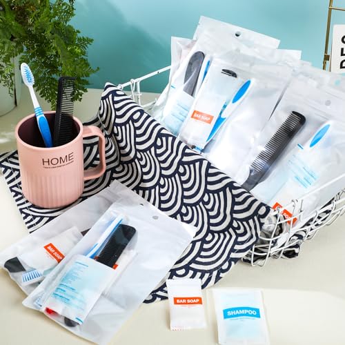 96-Piece Personal Hygiene Kit Bulk Homeless Toiletry Supplies for Cleaning & Sanitation