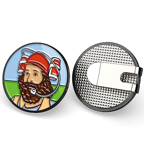 Golf Ball Marker and Hat Clip Set with Magnetic Accessory - Durable and Fun