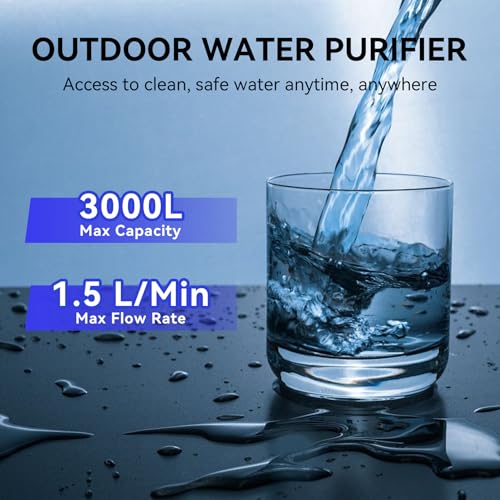 RETOTLA Emergency Water Filtration System for Camping & Survival