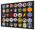 Black Tactical Patch Display Panel 18x24 Inches for Military Patches - Small