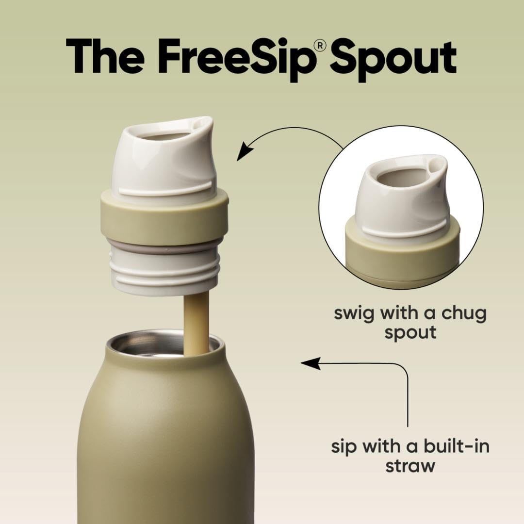 Owala FreeSip Twist Insulated Stainless Steel Water Bottle - BPA-Free, 24 oz, Perfect for Sports & Travel