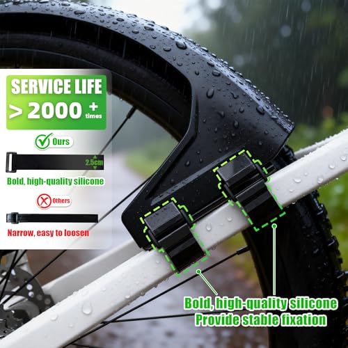RBRL Bike Fender Set for MTB & E-Bike – Full Coverage Mudguards