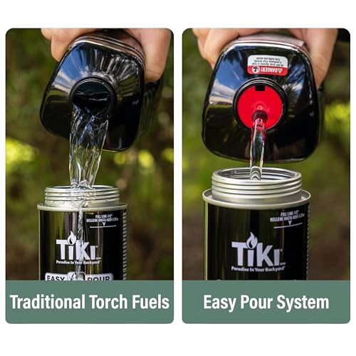 TIKI BiteFighter® Mosquito Repellent Torch Fuel 4-Pack, 100 oz. Citronella & Cedar Formula for Outdoor Use