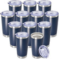 AEPDTD Navy 20oz Insulated Stainless Steel Tumbler with Lid - Pack of 12