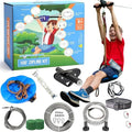 Hyponix 100 ft Zip Line Kit for Backyard Kids & Adults - Safe & Durable Outdoor Play Equipment - Up to 350 lbs, Variation: 100' Zipline Kit