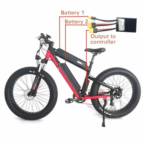n Double Battery Discharge Converter for E-Bike 20A/30A/40A Dual Battery Pack Switch Balancer 24-72VDC (Max Current 30A;)