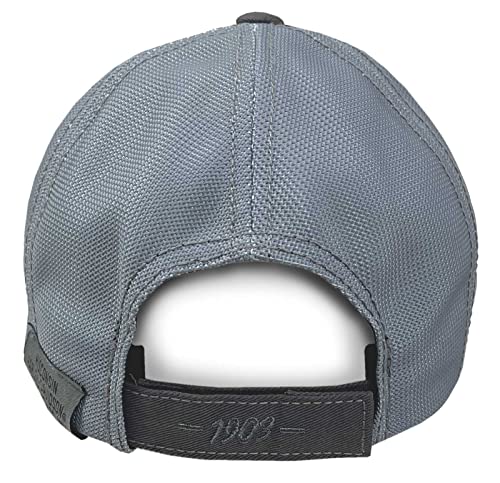 Harley-Davidson Men's Mesh Baseball Cap with Distressed Brim - Black