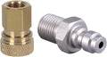 Skiennix 8mm Quick Disconnect to 1/8 NPT Adapter Set - High Pressure Air Compressor Connector