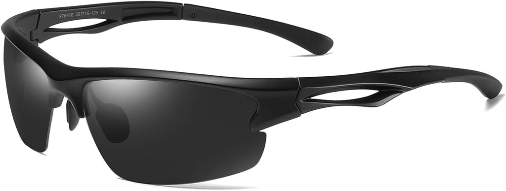 Skiennix Polarized Cycling Sunglasses - UV400 Wrap-Around Protection for Men | Ideal for Fishing & Driving