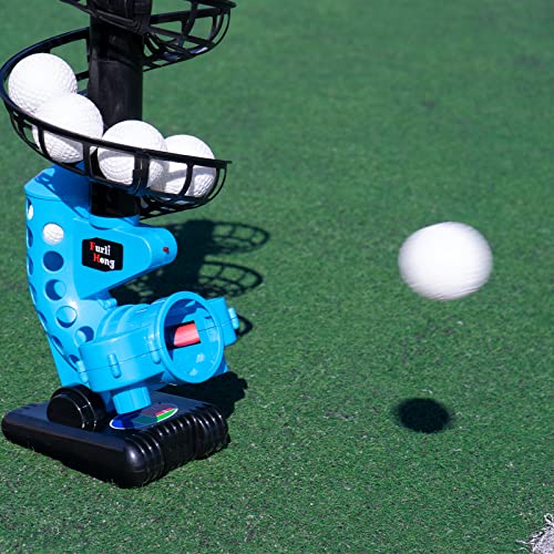 Furlihong Baseball Pitching Machine for Kids & Beginners - Adjustable Speed & Height