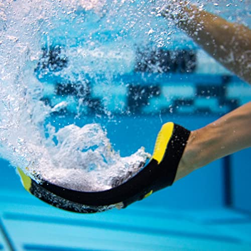 Unisex Medium Swim Fins for Kick Training & Leg Strength - Natural Rubber