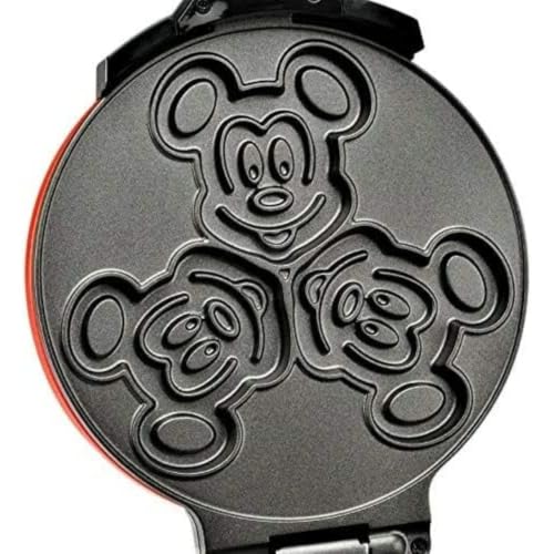 Disney Mickey Mouse Double Flip Waffle Maker - Select Brands, Black or Red