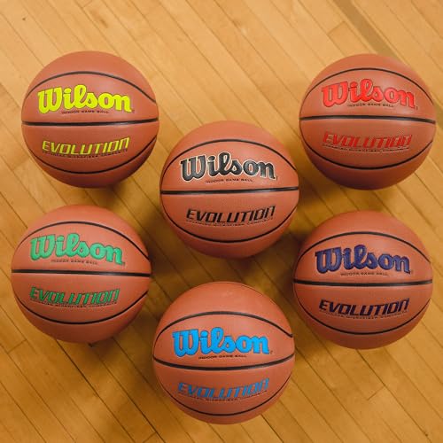 Wilson Evolution Indoor Basketball - Size 7 29.5 Inch Brown Edition