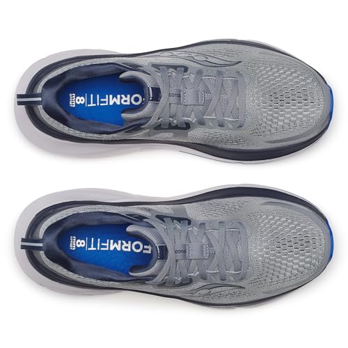 Saucony Men's Guide 18 Sneakers - Flint Navy, Size 12, Cushioned Running Shoe