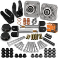 Golf Cart Front End Repair Kit for Club Car Precedent 2004+ - Bearings, Bushings & King Pins