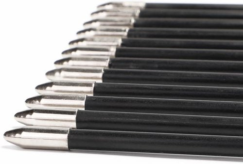 LWANO 28" Fiberglass Arrows - Durable Archery Target Arrows with Blunt Tips for Kids & Beginners | Pack of 12