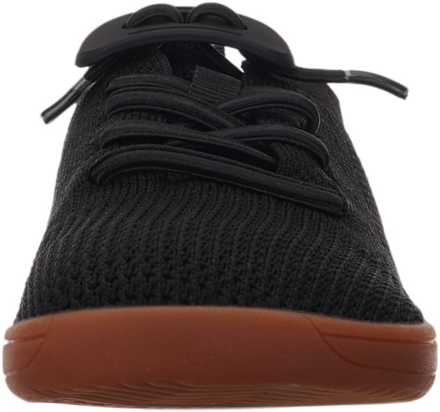 WHITIN Little Kids Wide Toe Box Barefoot Shoes for Boys Girls Size 13 13W Zero Drop Width Minimalist Dress School Sneakers Tennis Walking Running Black 31