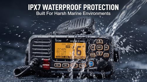 Icom IC-M330G Ultra Compact Marine VHF Radio with GPS - Basic & Compact Version