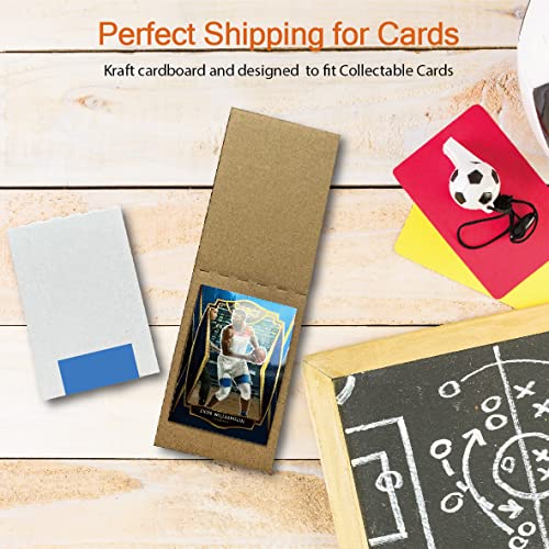 96 Pack Cardboard Sleeves for Sports Card Protectors - Rigid & Supportive