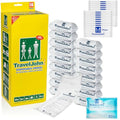 TravelJohn Disposable Urinal Bags 18 Pack Leakproof Unisex Emergency Toilets