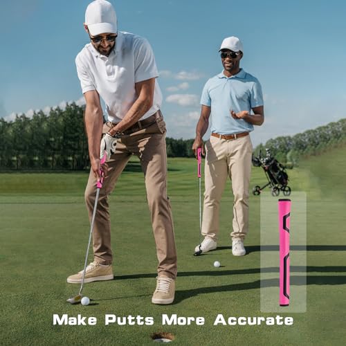 Pink Ultra-Light Golf Putter Grip for Men Non-Slip Surface 2.0 Texture