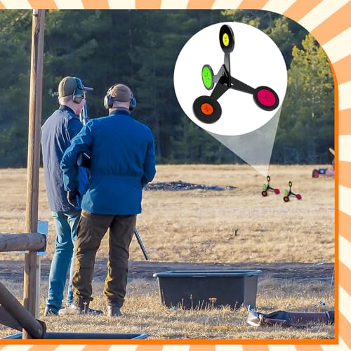 2 Pack Steel Reactive Shooting Targets for & Airsoft