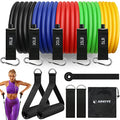 Aihoye 105Lb Resistance Bands Set with Handles & Door Anchor - 11 Pcs