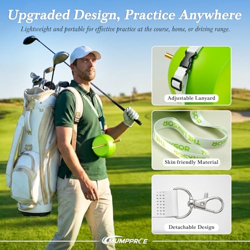 Golf Swing Trainer with Detachable Lanyard - Arm & Posture Corrector