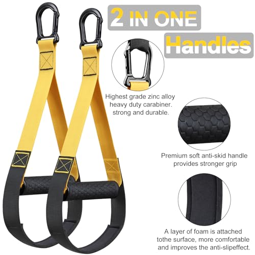 Home Resistance Training Kit with Handles, Door Anchor & Workout Guide