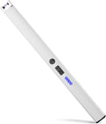 VEHHE Plasma Lighter - Rechargeable USB Type C Electric Lighter with LED Display | Windproof & Long-Lasting - Silver
