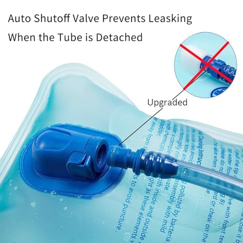 3L Hydration Bladder with Leakproof Design & Quick Release Tube - 50OZ/70OZ/100OZ, 36.5cm x 21.5cm, Outdoor Water Reservoir (Variation: 3L/100oz)
