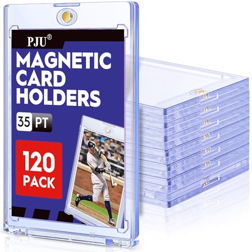 120ct Magnetic Card Holder - 35pt One Card Touch for Trading Cards, PJU, 120 Regular