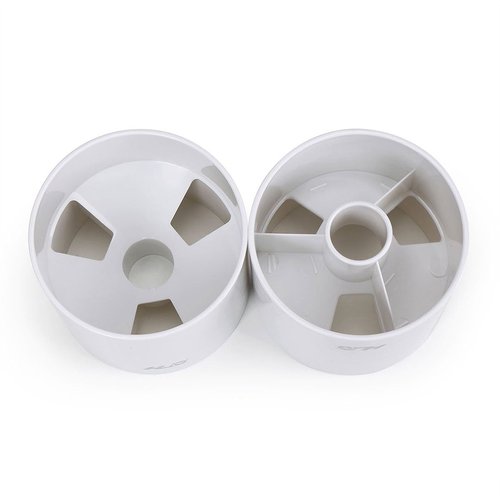 HLC 4" Practice Green Golf Cup - Bright White Plastic 2pcs