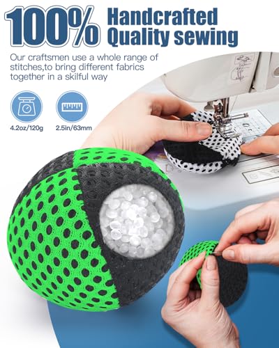 Black and Green Juggling Balls Set of 3 for Beginners & Pros - Durable Bean Bags
